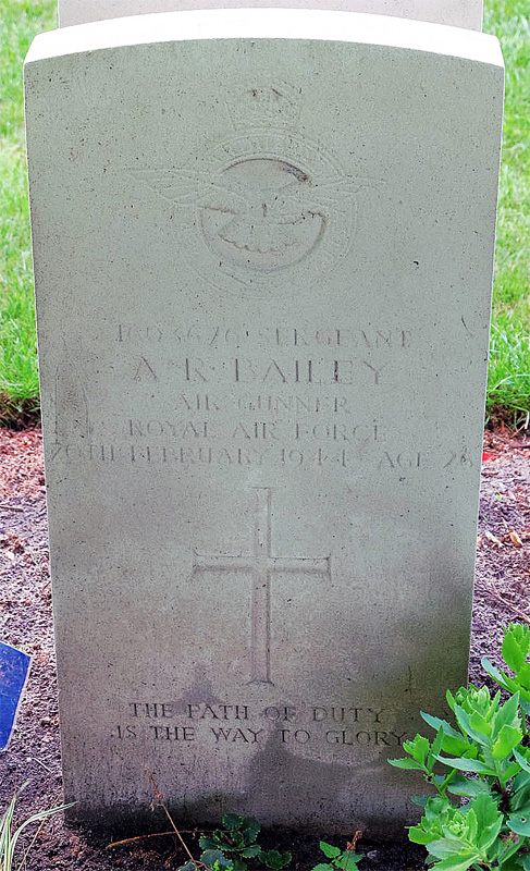 Sgt Albert Ronald Bailey<br/><br /><br />died February 20th, 1944